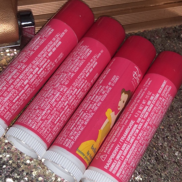 New Disney Princess Belle Lip Balm Set - Raspberry - Picture 13 of 15